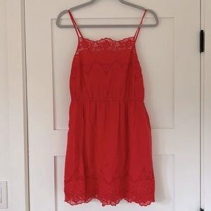 Kimchi Blue orange summer dress size medium